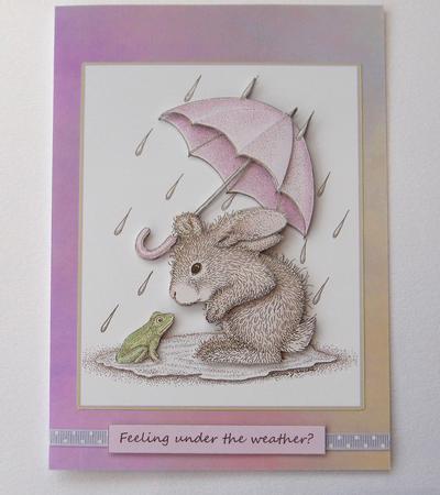 Faerie Fog A4 Backing Paper - Tropicana Sorbet by Jayne Jones