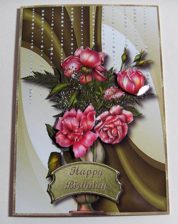 Vase of Roses Topper by Jayne Jones