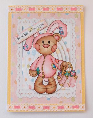 Some Bunny Loves You Pyramid Girl by Jayne Jones