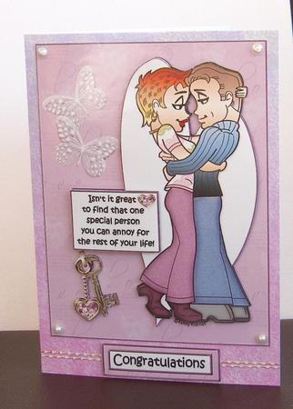 Love is in the Air Quick Card by Jayne Jones