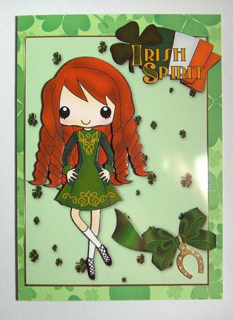 The Irish Dancer Has Irish Spirit by Jayne Jones