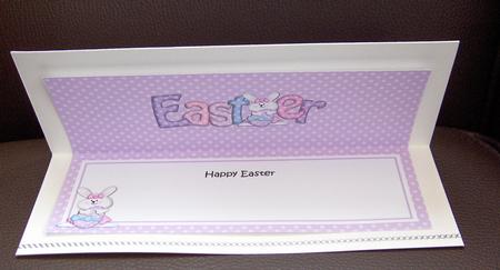 Easter Bunny Matching Large Dl Insert by Jayne Jones
