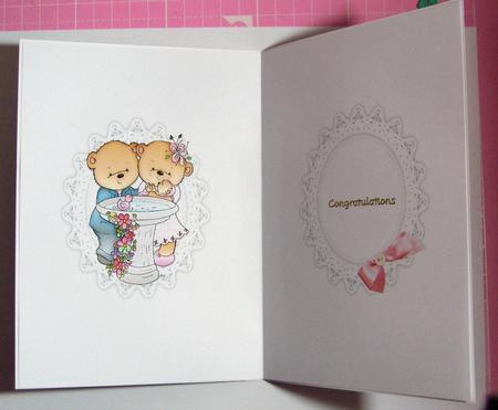 Baby Girl Christening Day Insert by Jayne Jones