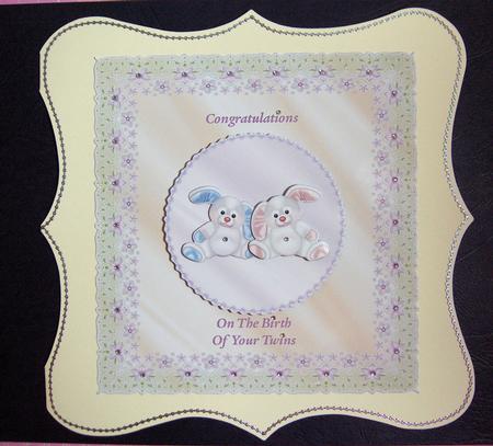 Bunnies - Twins by Jayne Jones