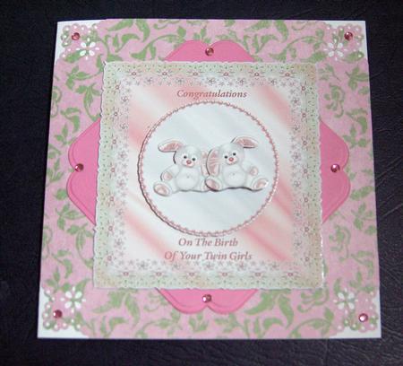 Bunnies - Twin Girls by Jayne Jones