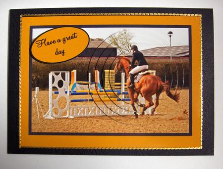 Horse Jumping by Jayne Jones