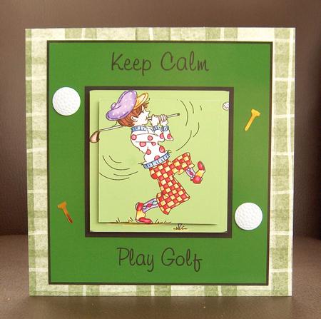 Keep Calm Play Golf by Jayne Jones