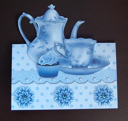 Relax Have a Cuppa Over the Top Mini Kit by Jayne Jones