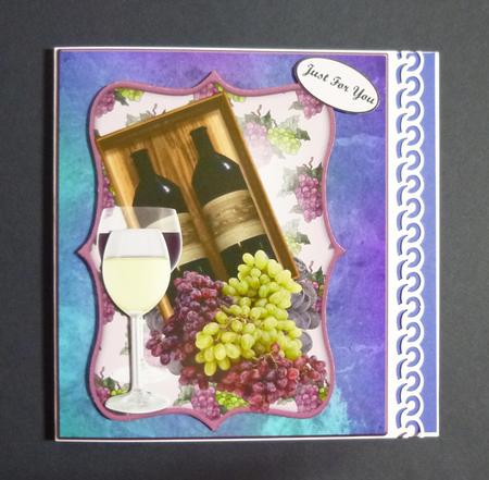 Join Me for a Toast Fine Wine & Decoupage by Jayne Jones