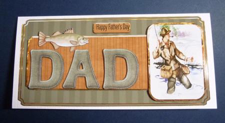 The Fish That Got Away, Dl Card with Toppers by Jayne Jones