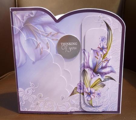 Lilies Bookmark Card by Jayne Jones