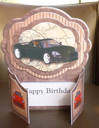 Gatefold Sports Car Mini Kit by Jayne Jones