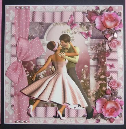 1950's the Couple Card Front Mini Kit by Jayne Jones