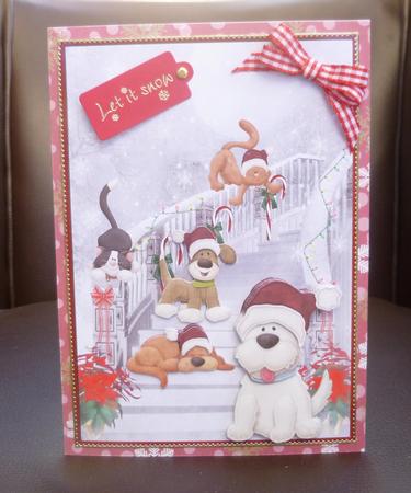 Dogs and Cats Friends for Christmas by Jayne Jones