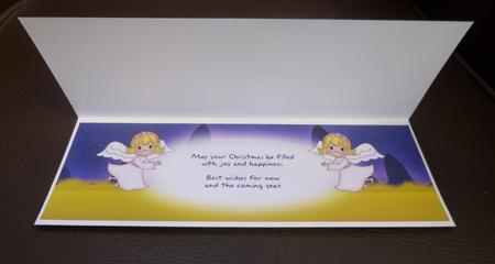 Large Dl Christmas Nativity Insert by Jayne Jones