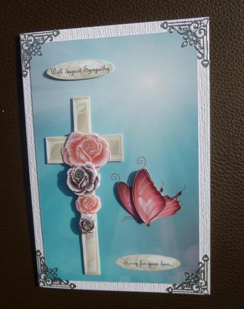 Pearl Cross Sympathy by Jayne Jones