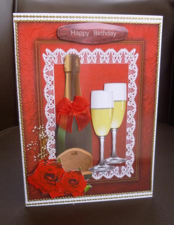 Red Roses and Champagne for Love by Jayne Jones