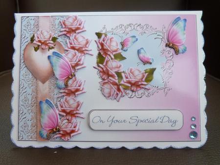 Butterflies and Roses Special Day by Jayne Jones