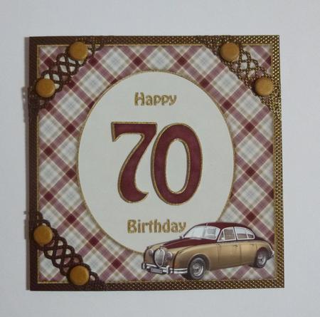 Vintage Car Any Age 8x8 Mini Kit by Jayne Jones