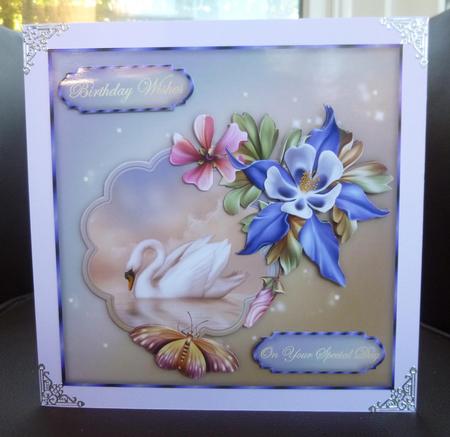 Forest Flowers 8" Square Card Mini-kit by Jayne Jones