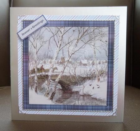 Taking the Christmas Trees to Market Card by Jayne Jones