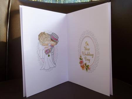 Sweet Wedding Couple Insert by Jayne Jones