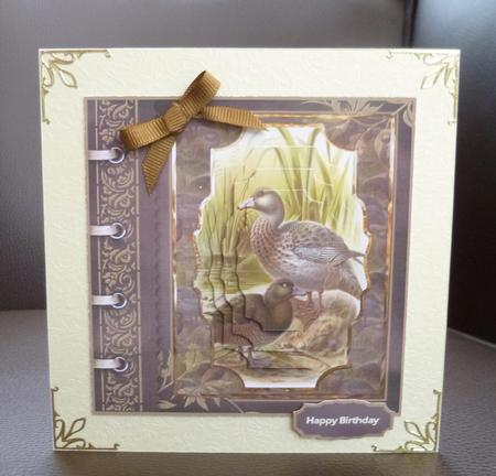 Bird Family Card with Pyramid Stackers by Jayne Jones