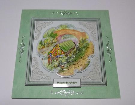 Houseboat Card with Petal Stackers by Jayne Jones