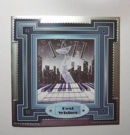 Art Deco 7 in Jazz Pyramid Topper by Jayne Jones