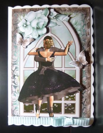 Shall We Dance Window Topper by Jayne Jones