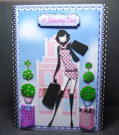 Fabulous Fashion Card Front by Jayne Jones