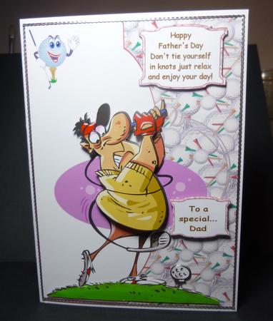 A Golfer in Knots Father's Day by Jayne Jones