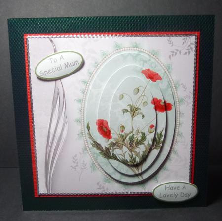 Poppies, Lace & Pearls by Jayne Jones