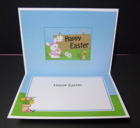 5x7 Happy Easter Bunny Matching Insert by Jayne Jones