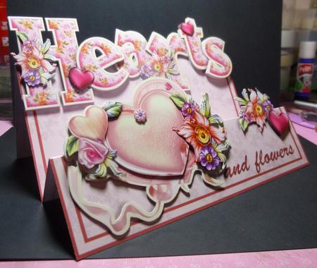 Words & Pictures Stepper Mini-kit - Hearts & Flowers by Jayne Jones