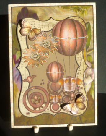 Male Card Vintage Steampunk by Jayne Jones