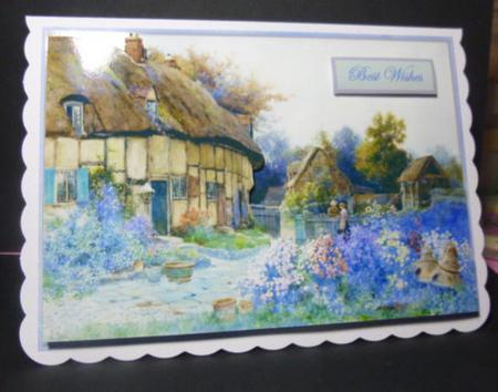 Cottage Garden Easy Cut Decoupage Mini Kit by Jayne Jones