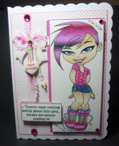 Teen Diva is Special Quick Card by Jayne Jones
