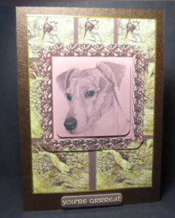 Vintage Terrier - Love Me Love My Dog by Jayne Jones