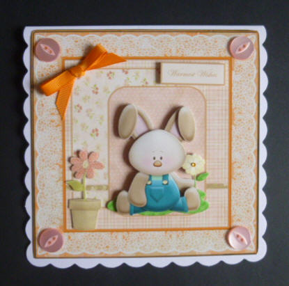 Summer Rabbit 8x8 Card Mini Kit by Jayne Jones
