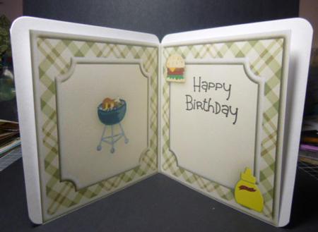 Bbq King Happy Birthday Insert by Jayne Jones