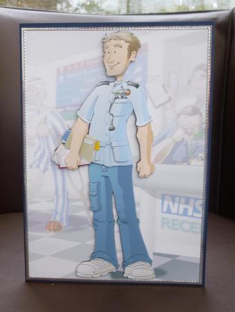 Male Nurse Dude Decoupage Sheet by Jayne Jones