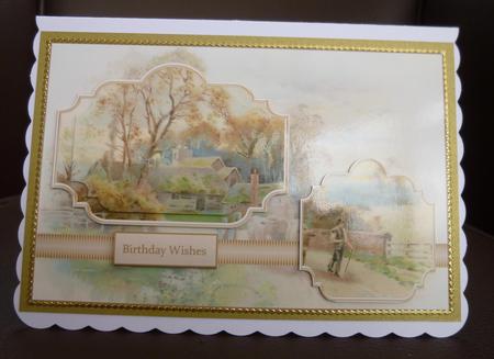 Country Life Card with Toppers by Jayne Jones