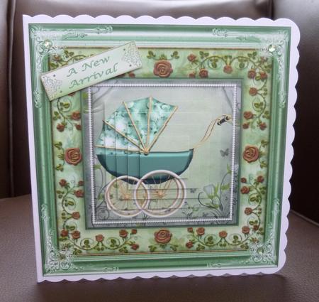 A New Arrival Approx; 7x7ins Mini Kit by Jayne Jones