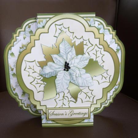 Easy Pop-outs - Gold Poinsettia by Jayne Jones