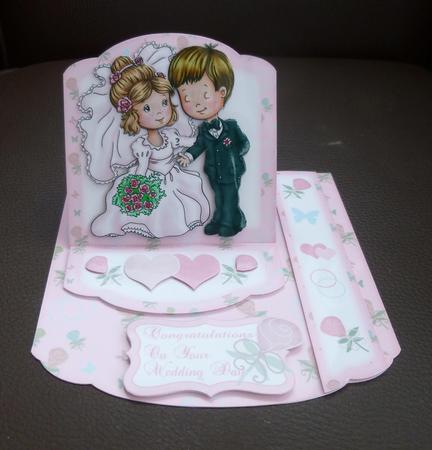 Wedding Easel Topper Card Kit by Jayne Jones
