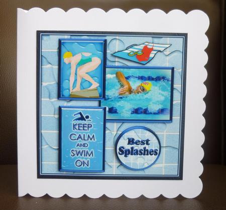 One for the Swimmer - Female - Two Page Mini-kit by Jayne Jones