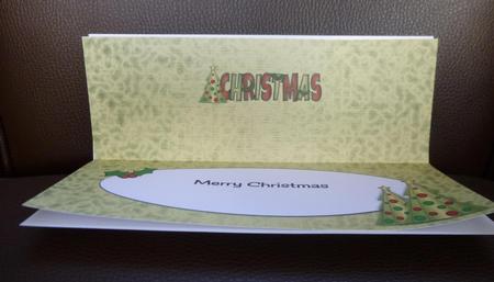 Buttons Christmas Trees Ii Christmas Large Dl 6 Insert by Jayne Jones
