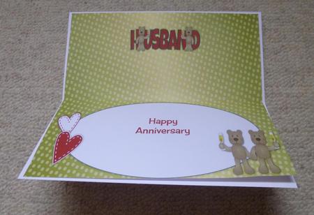 Teddies in Love Husband Large Dl Insert by Jayne Jones