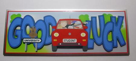 Good Luck at University Large Dl 2 by Jayne Jones